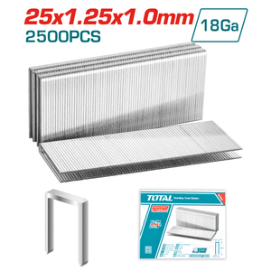 Grapas para Grapadora Neumática 25mm 2500 Piezas Total TAC918252