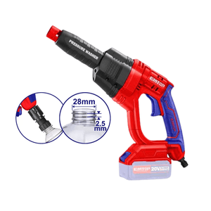 Hidrolavadora Inalámbrica + Batería 4ah y Cargador Emtop ELPW202501