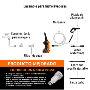 Hidrolavadora Eléctrica 1800psi 1500w Truper 103339