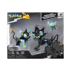 Figura Pack X3 Pokemon Evolucion Shinx