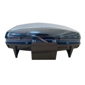 Sandwichera BLACKLINE 4 Panes SW-811ST Negro y Plata
