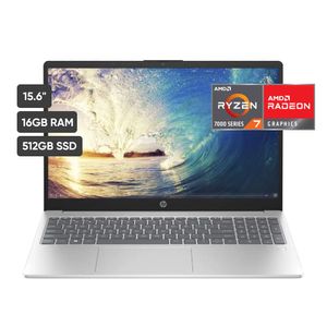 Laptop HP 15-FC0013LA 15.6" AMD Ryzen 7 (7000 series) 16GB 512GB HDD