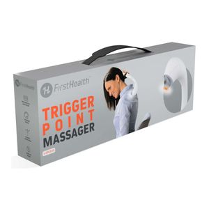Masajeador arco de puntos gatillo First Health Trigger Point para cuello y espalda, 2 velocidades, blanco