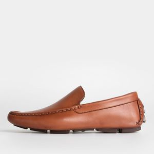 Mocasines Renzo Renzini Hombres Ra-021  Cuero