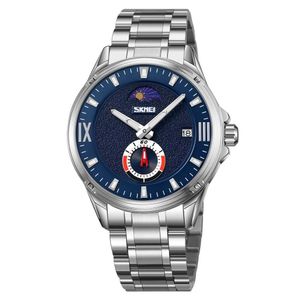 Reloj SKMEI Seconds 9326 Analogico Crono Fechador Fase Lunar - Azul