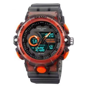 Reloj SKMEI Shadow 2225 Multifunción Conteo Regresivo Dual - Naranja