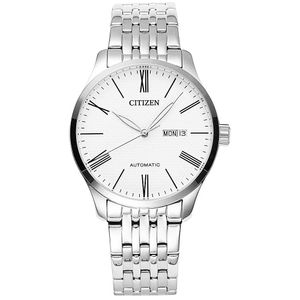 Reloj Citizen NH8350-59A Automático Fecha Acero Inoxidable Dial Blanco