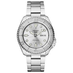 Reloj Seiko 5 Sports SRPE71 Automático Fecha Acero Inoxidable Plateado