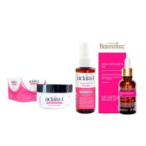 Crema B3 100Gr + Agua tonica rosas 100ml + Aceite Rosa Mosqueta 30ml