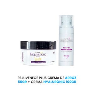 Rejuvenece Plus Crema de Arroz 50Gr + Crema Hyalurónic 100Gr