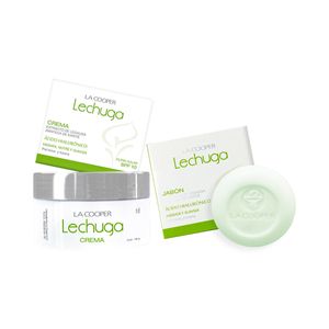 Crema 100Gr + jabon con extracto de lechuga 80Gr la cooper