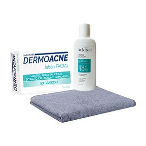 Toalla Negro + Jabon Dermoacne 100Gr + Crema Ultra con urea 10% 450Gr