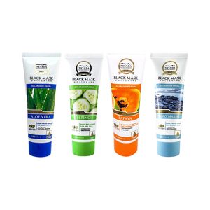 Mascarilla Negra Hidroplást Barro marino+papaya+pepino+aloe vera 120Gr