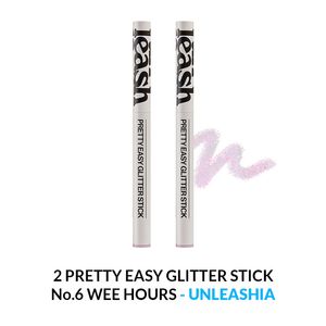 Pretty Easy Glitter Stick Unleashia No.6 Wee hours 2 Unidades