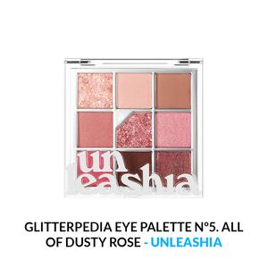 Glitterpedia Eye Palette Unleashia Nº5 All of Dusty Rose
