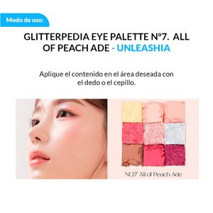 Glitterpedia Eye Palette Unleashia Nº7 All of Peach Ade 2 Unidades