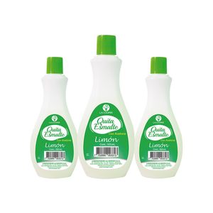 Quita Esmalte con Acetona Limón La Cooper 165ml 3 Unidades