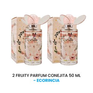 Fruity Parfum Conejita Ecorincia 50ml 2 Unidades