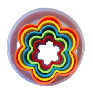 Molde Cortador de Galletas en Forma de Flor 5 piezas