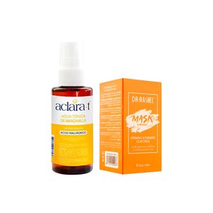 Agua tonica de Manzanilla 60ml + Mascarilla Vitamina C 42Gr