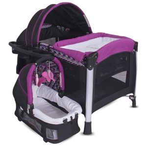 Cuna de Lujo Cinderella con Moisés Morado