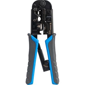 Herramienta de Engaste Modular Jonard Tools Uc 4569 6 en 1 para Rj11 Rj12 Rj45 con Paso a Través.