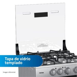 Cocina de 4 Hornillas con Horno de 55 Lts Indurama Fontana Acero