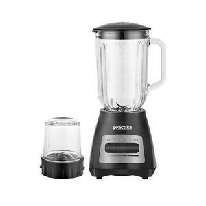 Licuadora de 4 Velocidades 1.5 Lts con Molinillo Practika BLW-450 Negro 450W