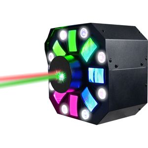 Luz Led de Escenario Y Láser Multi Patrón para Dj Technical Pro Lgmegax Pro Dmx