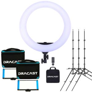 Kit de Luces Dracast Online Influencer de 3 Unidades