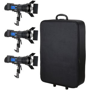 Kit de 3 Luces Led Fotodiox Pro Popspot Ultra 50 Bi Color con Estuche Rodante