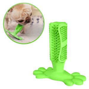 Cepillo de Dientes para Perro 360° Juguete Masticable Verde