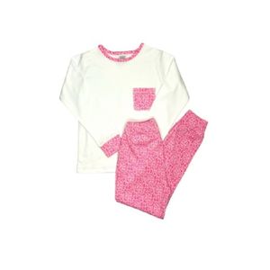 PIJAMA NIÑA ANIMAL PRINT ROSA