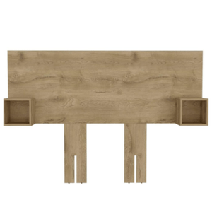 Cabecera c/n Estante Ilaria Cama 2Plz Sahara - Muebles Bonno