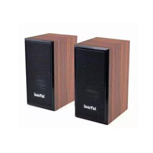 Parlantes PC Leerfei Madera 3W