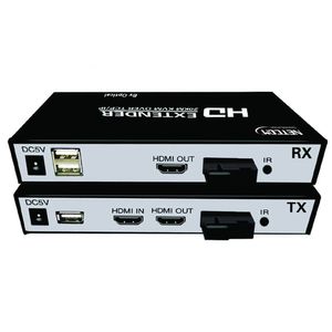 Extensión Extender HDMI Fibra Optica KVM Hasta 20K NETCOM 1080 USB