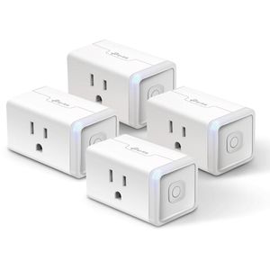 Tp Link Ep25 Kasa Smart Wi Fi Plug Slim con Monitoreo de Energía Paquete de 4