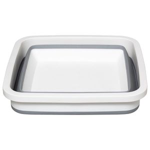 Balde plegable Blanco/Gris 8l Casa del Mediterráneo