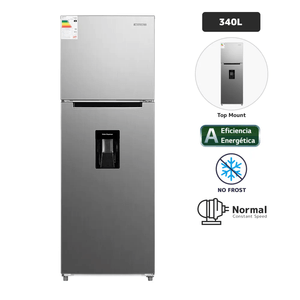 Refrigeradora BLACKLINE TM 340L No Frost Inox