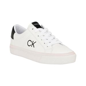 Zapatillas Calvin Klein Modelo Cylaie Original Blanco y Negro Unisex