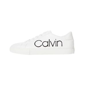 Zapatillas Calvin Klein Original Cabre Mujer Color Blanco y Negro