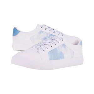 Zapatillas Nautica Original KW2285 Color Blanco y Celeste para Mujer