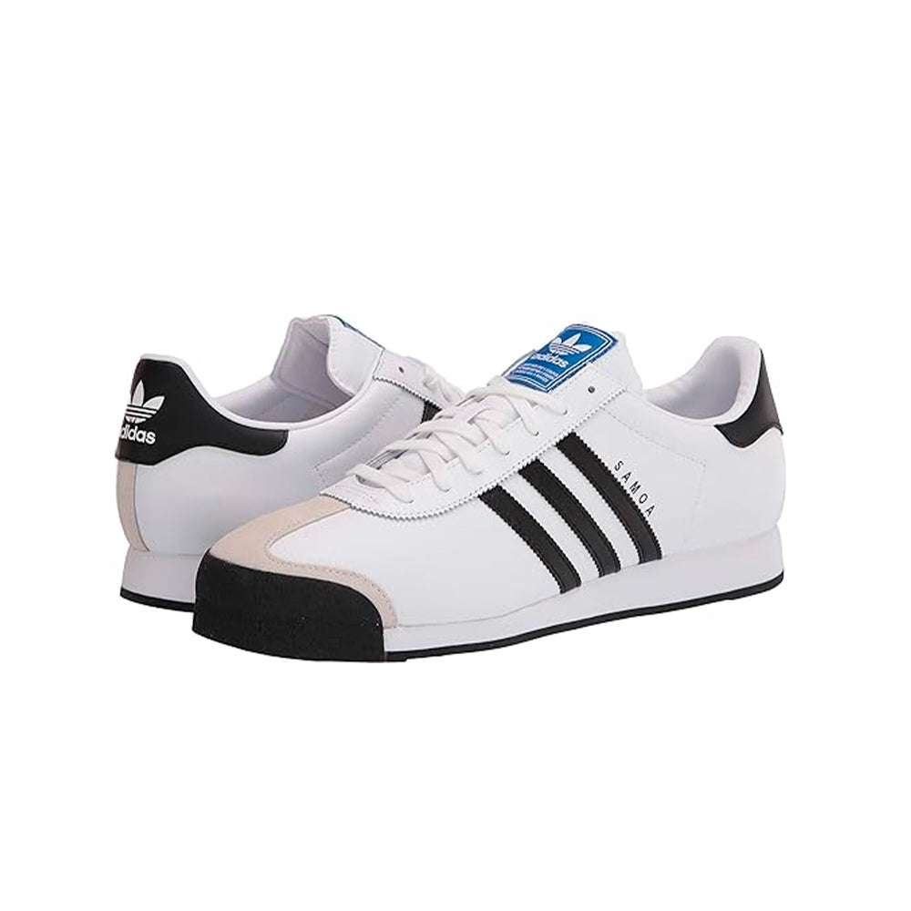 Zapatillas Adidas Modelo Samoa para Hombre Punta Gamuza Color Blanco Talla 41.5 Real Plaza