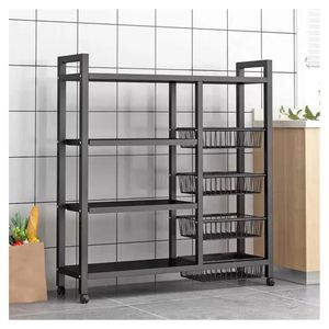 Estante Organizador Verdulero Frutero Microondas 5 Niveles RuedasMY010