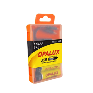 Pilas AA Recargables de Litio X 4 UNDS USB 1,5V