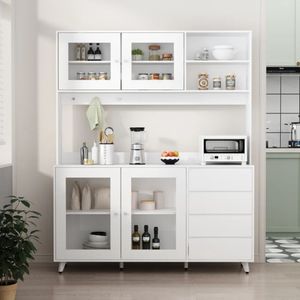 Mueble Moderno de Cocina Maverick color Blanco TU MESITA
