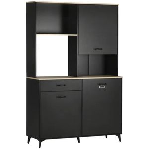 Mueble de Cocina Moderno Kenia color Negro TU MESITA