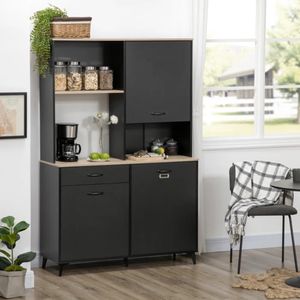 Mueble de Cocina Moderno Kenia color Negro TU MESITA