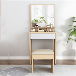 Tocador con Banqueta Moderno Isidro 60cm R&R MUEBLES