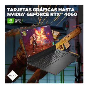 Laptop Omen Gaming Core i7-13ª 16.1" FHD IPS NVIDIA RTX4060 1TB SSD RAM 16GB W11H